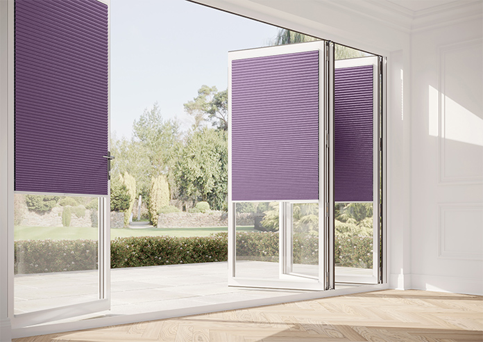 Umbra (Blackout), Plum - Stick Fit Honeycomb Blind - Image 12